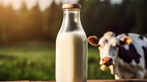 Du lait de vache pour se démaquiller