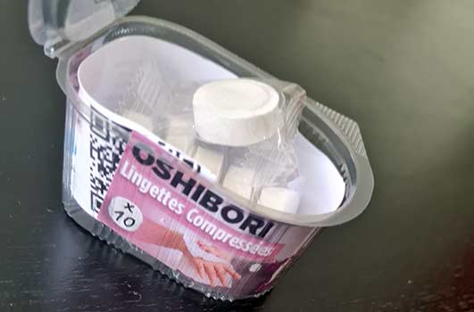 Lingettes Oshibori par Ma Vie Eco