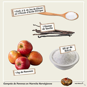 Compote de Pommes en Marmite Norvégienne