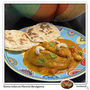 Korma Indien en Marmite Norvégienne