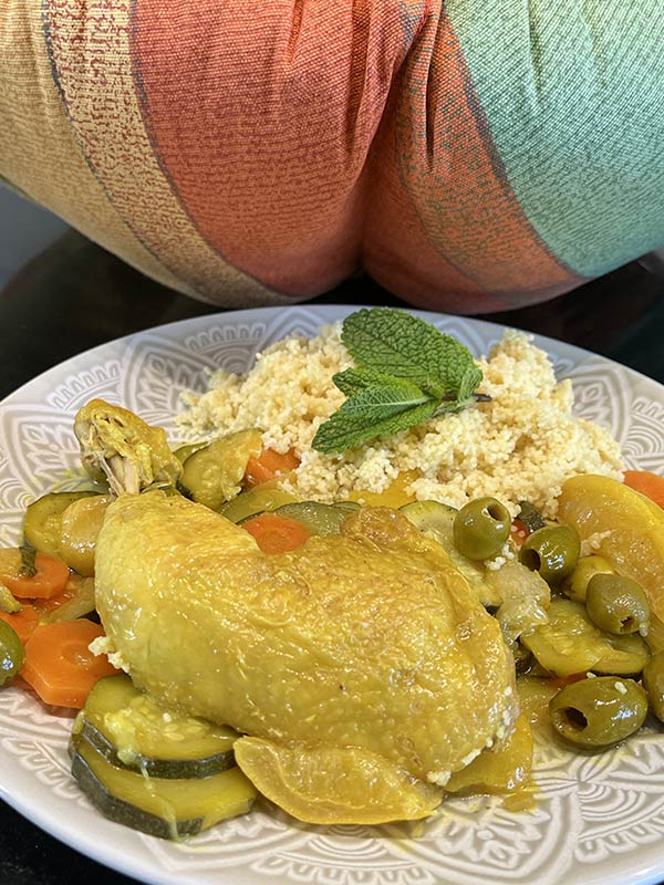 Tajine au Poulet et Citron Confit Cuisson en Marmite Norvégienne